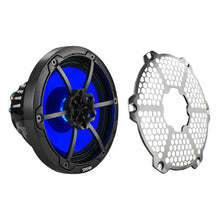 Cargar imagen en el visor de la galería, 8” Marine 2-Way Hybrid Speaker with RGB LED, Compression Driver and Neodymium Magnet | 350W RMS 4-Ohm