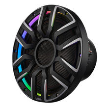 Cargar imagen en el visor de la galería, 12" Neodymium Marine & Powersport Subwoofer with Digital LED Lights and Carbon Fiber Cone | 800W RMS 4-Ohm
