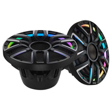 Cargar imagen en el visor de la galería, 12" Neodymium Marine & Powersport Subwoofer with Digital LED Lights and Carbon Fiber Cone | 800W RMS 4-Ohm