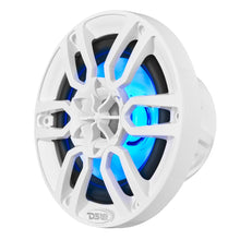 Cargar imagen en el visor de la galería, NXL 6.5" 2-Way Coaxial Marine Speaker with LED RGB Lights | 100W RMS 4-Ohm