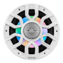Load image into Gallery viewer, NXL 6.5" 2-Way Coaxial Marine Speaker with Bullet Tweeter and Digital Led Lights | 150W RMS 4-Ohm