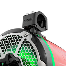 Cargar imagen en el visor de la galería, NXL 10" Neodymium Marine and Powersports Towers with Built-in Passive Radiator, 1" Driver and LED RGB Lights 300 Watts Rms -Red