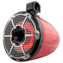 Cargar imagen en el visor de la galería, NXL 10" Neodymium Marine and Powersports Towers with Built-in Passive Radiator, 1" Driver and LED RGB Lights 300 Watts Rms -Red