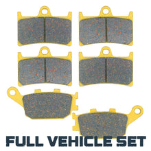 Load image into Gallery viewer, Yamaha YZFR6/YZFR1/FZ7/FZ8/FJ9/FZ10/FZ1/MT07/MT09/MT10/XSR 900 Ceramic Brake Pad Set 2003-2026