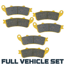 Load image into Gallery viewer, Honda Gold Wing 2001-2017 Ceramic Brake Pad Full Vehicle Set