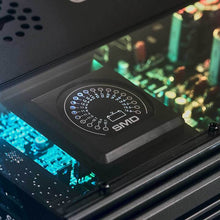 Cargar imagen en el visor de la galería, SMD 5-Channel Amplifier with VM-1 Voltmeter and Digital LED Lights 4 x 250W at 2-Ohm Class AB + 1 x 1800W at 1-Ohm Class D - Steve Meade Designs