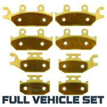 Load image into Gallery viewer, Can Am Commander MAX 1000R/800R 2014-2020 Brass Brake Pad Set
