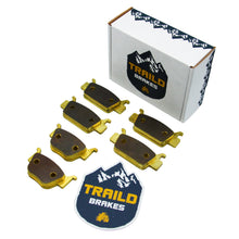 Load image into Gallery viewer, Honda Rincon TRX680/Rubicon 700 2008-2026 Brass Brake Pad Set
