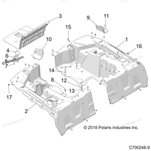 Cargar imagen en el visor de la galería, Rzr 1000 bed access panel
