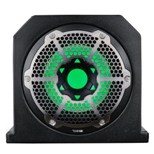 Load image into Gallery viewer, Dual 10" Marine Subwoofer Enclosure with 10" Passive Radiator and LED RGB Lights 350 Watts Rms 4-Ohm (NXL-10SUB Included)
