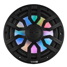 Cargar imagen en el visor de la galería, NXL 8" 2-Way Coaxial Marine Speaker with Bullet Tweeter and Digital Led Lights | 175W RMS 4-Ohm
