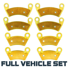 Load image into Gallery viewer, Polaris RZR 4 800/RZR XP 900 2010-2014 Brass Brake Pad Set
