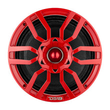 Cargar imagen en el visor de la galería, DS18 PRO-GTW10RD 10" Grill with Built-in 1.75" VC  Neodymium Bullet Tweeter and RGB Lights 500 Watts Red
