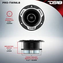 Cargar imagen en el visor de la galería, 4" High Compression Neodymium Tweeter | 150W 1.25" Polyimide 8-Ohm Vc

