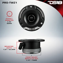 Cargar imagen en el visor de la galería, 3.8" Super Bullet Compression Tweeter with 1" Aluminum Voice Coil | 100 Watts Rms 4-Ohm
