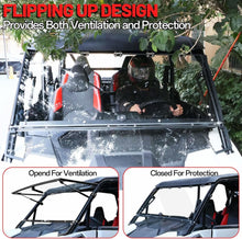 Load image into Gallery viewer, Fold up windshield 2024+ Polaris RZR 1000
