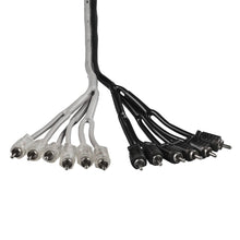 Cargar imagen en el visor de la galería, Level 2 RCA 100% Copper OFC Y Connector 2 MALE to 12 MALE 1.5 Feet - SILVER

