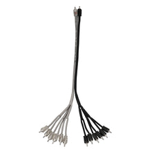 Cargar imagen en el visor de la galería, Level 2 RCA 100% Copper OFC Y Connector 2 MALE to 12 MALE 1.5 Feet - SILVER
