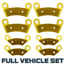 Load image into Gallery viewer, Polaris RZR 570/Trail 570/RZR 800/RZR S 800 2008-2022 Brass Brake Pad Set
