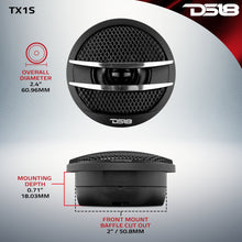 Load image into Gallery viewer, TX1 2" PEI Dome Ferrite Tweeter 0.5" VC 200 Watts

