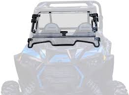 POLARIS RZR XP TURBO SCRATCH RESISTANT FLIP WINDSHIELD